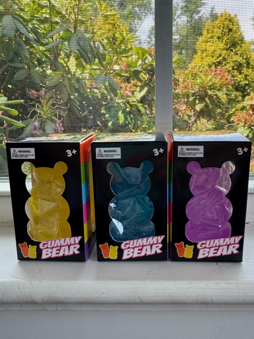 NWT Gummy Bear Squish Toys Set of 3